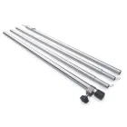 DD tent pole 180 cm - aluminum, adjustable length 2 pieces by DD Hammocks DD-21871 color grey/silver