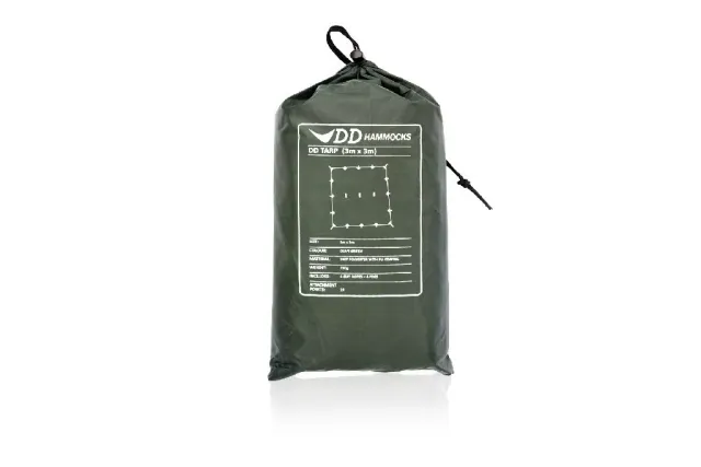 DD Tarp tent roof 3 x 3 m olive green rain cover by DD Hammocks MA-21300 color green