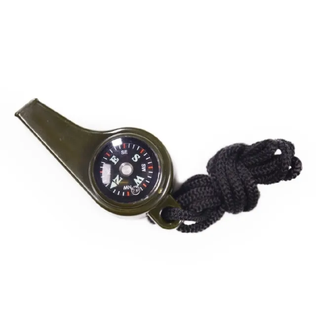 Whistle compass thermometer by DD Hammocks DD-21876 color green