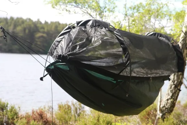 DD Jungle outdoor hammock with double layer lying surface by DD Hammocks MA-02144 color green