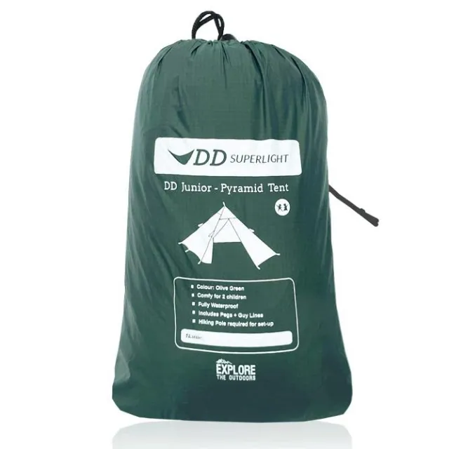 Junior Pyramid Tent Olive by DD Hammocks DD-21535 color green