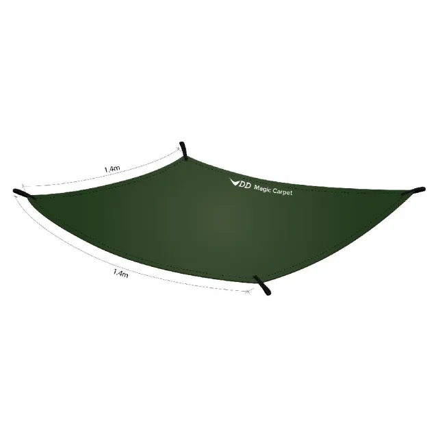 Magic Carpet, mini tarp, blanket by DD Hammocks DD-21843 color green