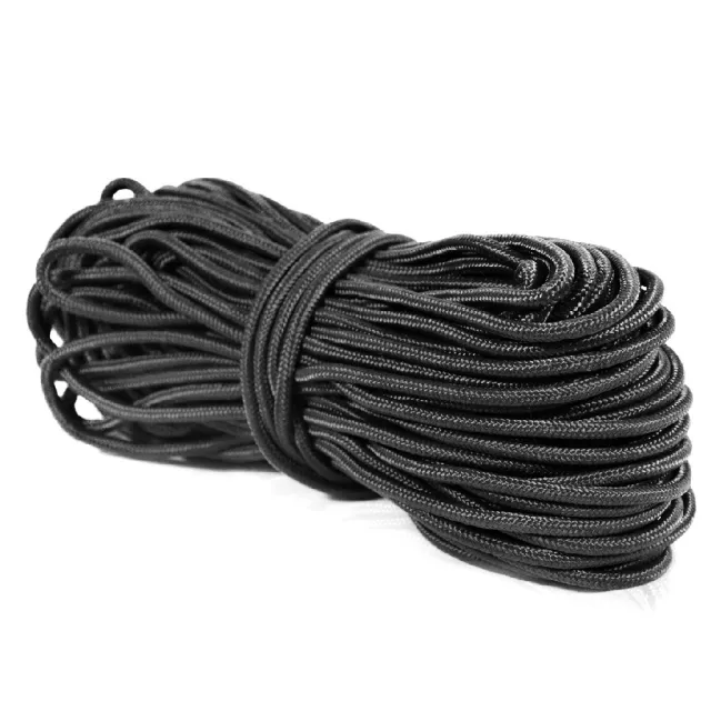 Paracord 25 meters for tarp suspension by DD Hammocks DD-21823 color black