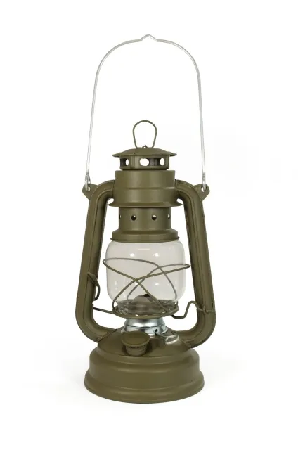 Hurricane storm lantern, olive green by Origin Outdoors RE-179657 color green