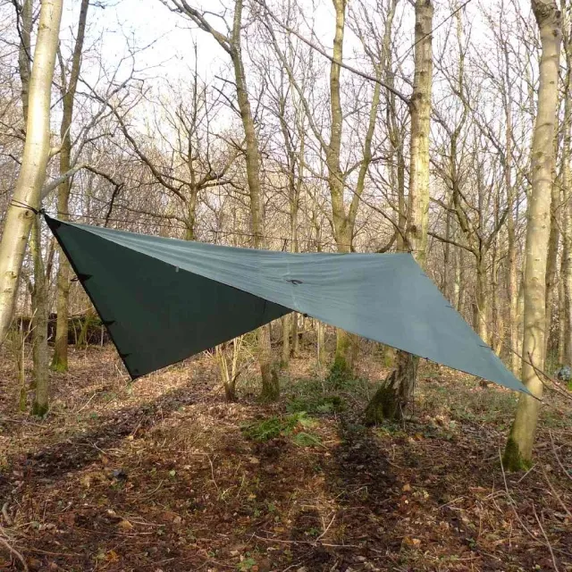 Tarp 3,5 x 3,5 m olive green by DD Hammocks DD-21305 color green