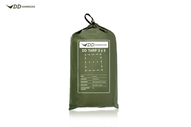 Tarp 3 x 3 m forest green by DD Hammocks DD-21390 color green