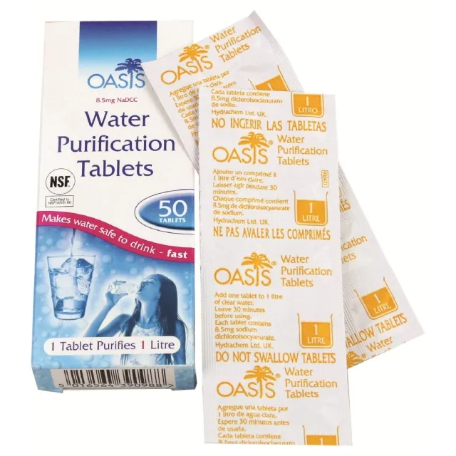 Water treatment Oasis 50 tablets  RE-160088 