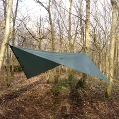 Tarp 3,5 x 3,5 m olive green by DD Hammocks DD-21305 color green