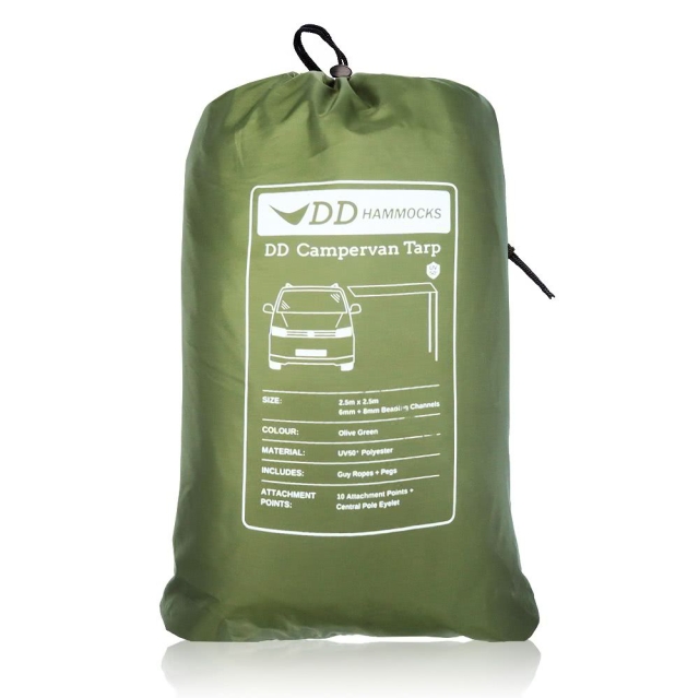 DD Campervan Tarp 2.5x2.5 by DD Hammocks DD-21600 color green