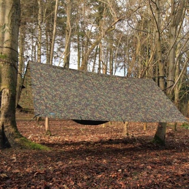 Tarp 3,5 x 3,5 m MC Camo by DD Hammocks DD-21376 color camouflage
