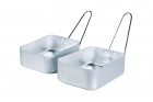 Mess Tins for camping by DD Hammocks DD-22920 color silver