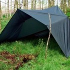 DD Tarp XL Tent roof olive green 4.5 x 3 m by DD Hammocks MA-21301 color green